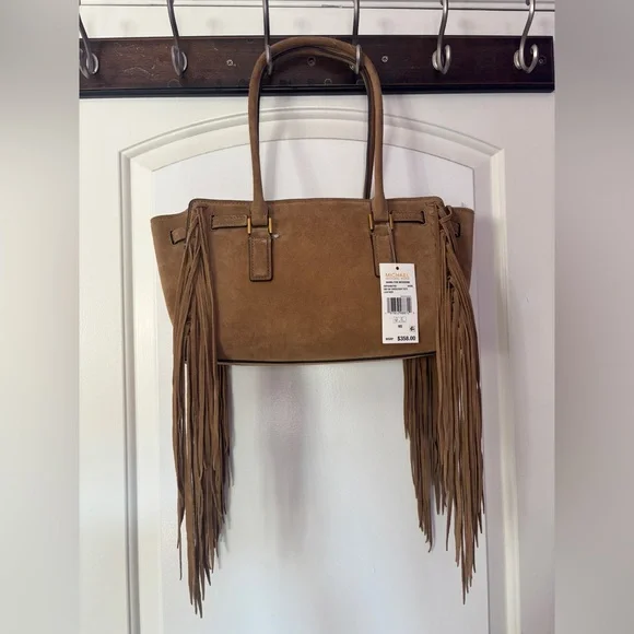 MICHAEL Michael Kors Hamilton Moderne Medium Leather East West Shoulder Tote - Picture 4 of 10